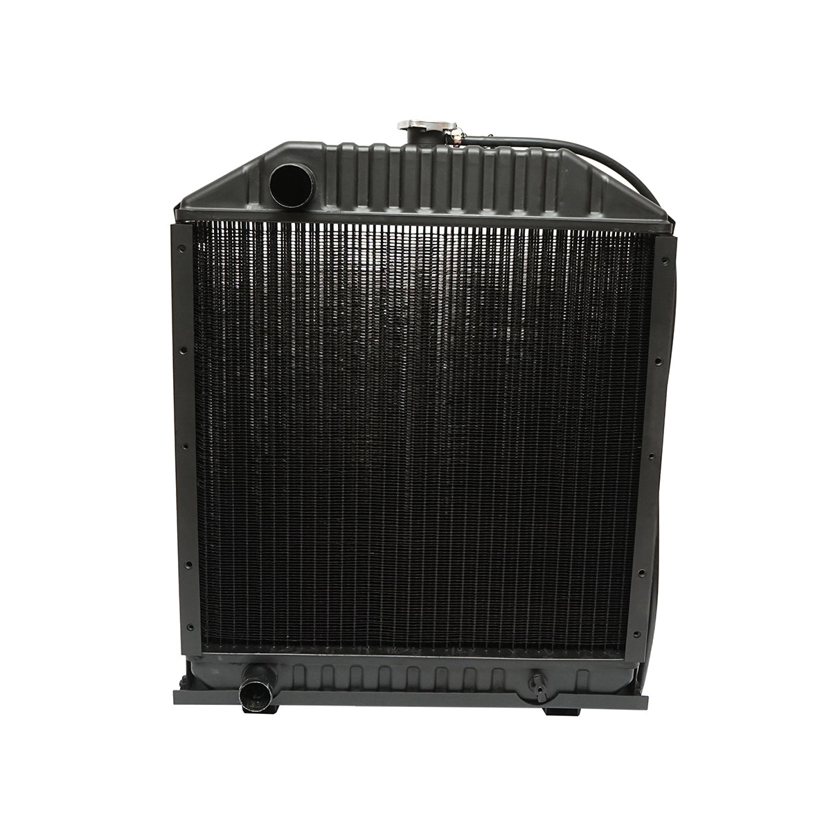 Water cooling radiator with 3 rows of cells for Fiat series 55, 90, A, CS OEM code 5143883, 5143884, 5167365, 4997175, 4997298, 5104143, 150-40 Breckner Germany
